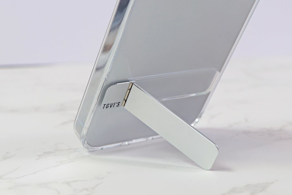 Ốp lưng iPhone 14 Pro Nhựa cứng viền dẻo TGVIS Stand Chính hãng Màu Trắng