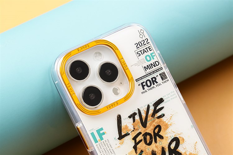 Ốp lưng iPhone 14 Pro Max Nhựa cứng viền dẻo TGVIS Chính hãng Màu Trắng