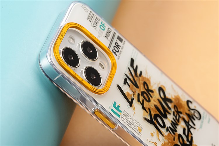 Ốp lưng iPhone 14 Pro Max Nhựa cứng viền dẻo TGVIS Chính hãng Màu Trắng