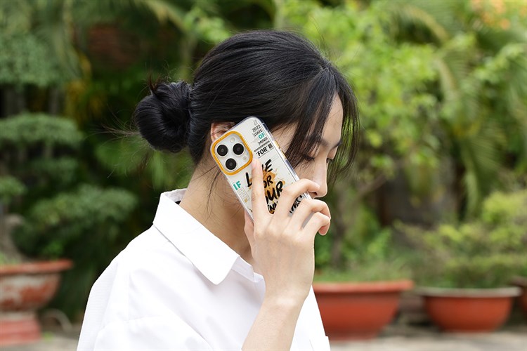 Ốp lưng iPhone 14 Pro Max Nhựa cứng viền dẻo TGVIS Chính hãng Màu Trắng