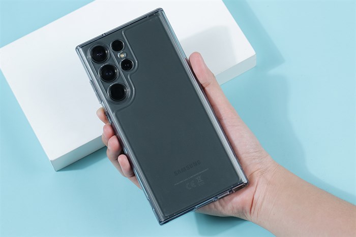 Ốp lưng Galaxy S23 Ultra Nhựa dẻo ARAREE FLEXIELD Màu Đen