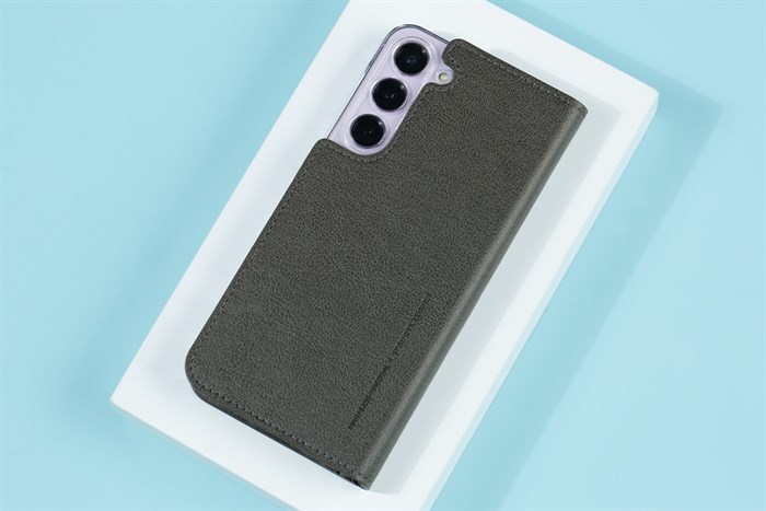 Bao da Galaxy S23+ Da tổng hợp ARAREE MUSTANG Màu Xám than