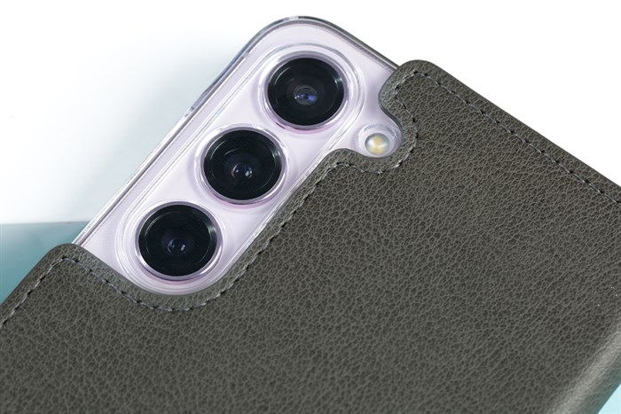 Bao da Galaxy S23+ Da tổng hợp ARAREE MUSTANG Màu Xám than