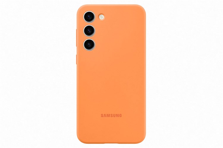 Ốp lưng Galaxy S23+ Silicone Samsung Chính hãng Màu Cam