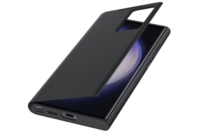 Bao da Galaxy S23 Ultra Samsung Smart View Chính hãng Màu Đen