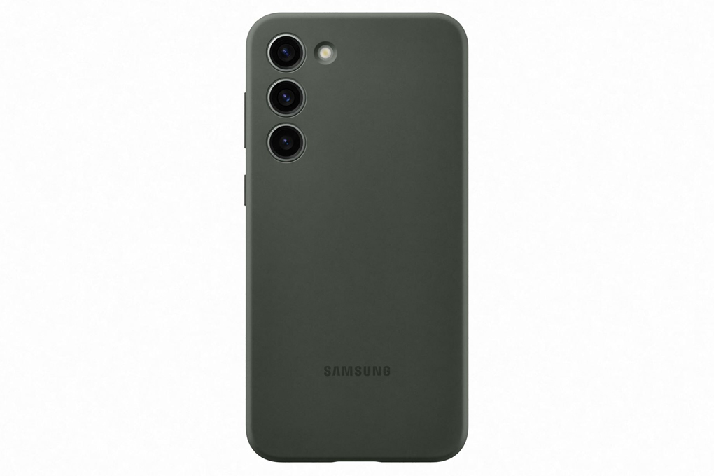 Ốp lưng Galaxy S23+ Silicone Samsung Chính hãng Màu Xanh lá