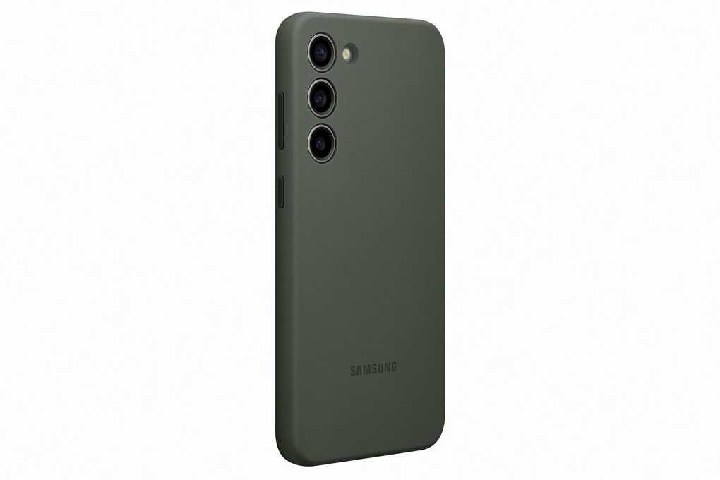 Ốp lưng Galaxy S23+ Silicone Samsung Chính hãng Màu Xanh lá
