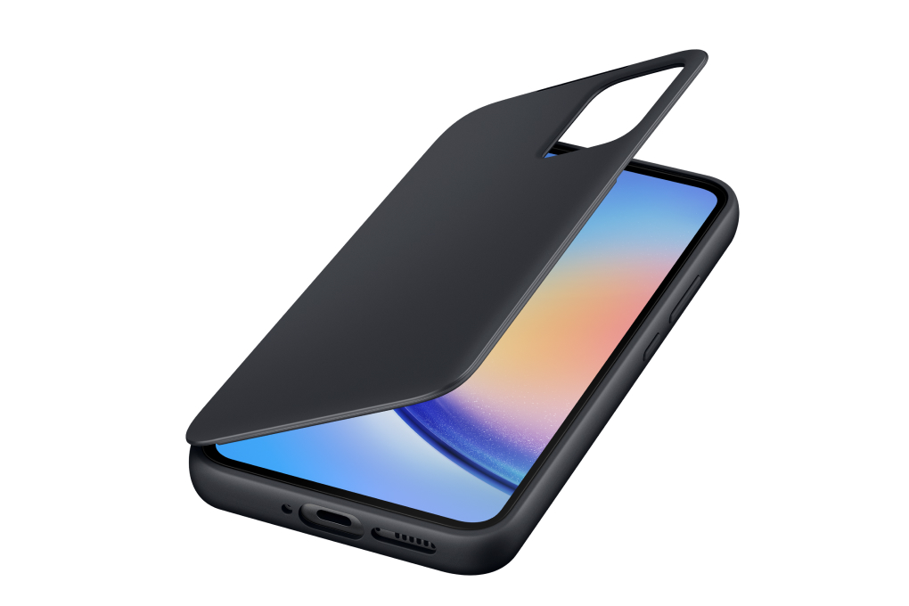 Bao da Galaxy A34 Smart Clear View Samsung Chính hãng Màu Đen