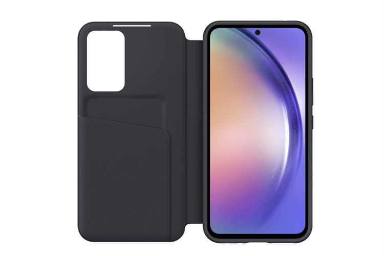 Bao da Galaxy A54 Smart Clear View Samsung Chính hãng Màu Đen