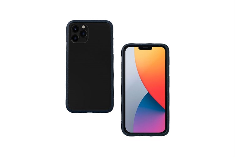 Ốp lưng cho iPhone 12 Pro Max Nhựa cứng viền dẻo Laut Crystal Matter Màu Xanh đen đậm