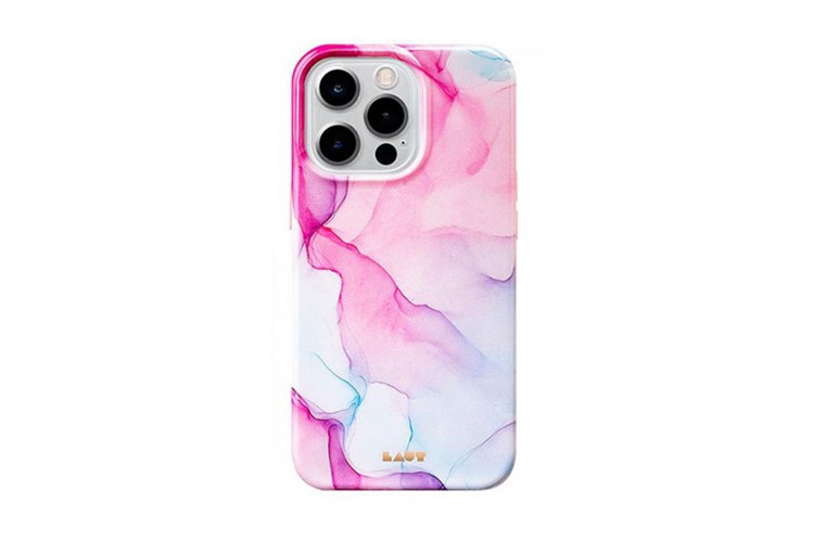 Ốp lưng iPhone 13 Pro Nhựa cứng viền dẻo Laut HUEX INK Chính hãng Màu Hồng