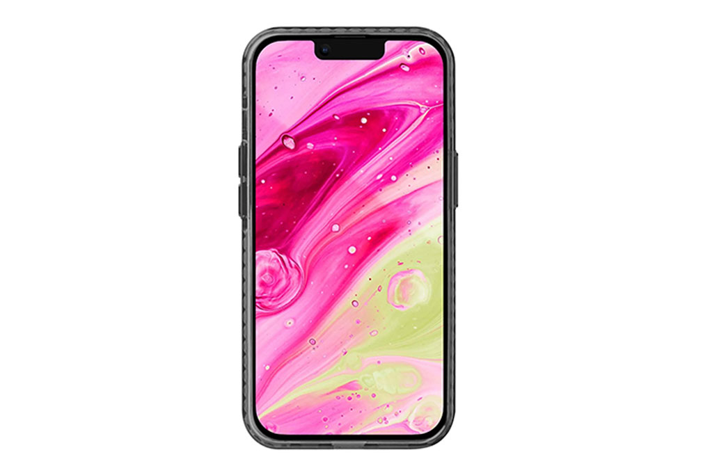Ốp lưng iPhone 14 Nhựa cứng viền dẻo Laut HUEX CRYSTAL Màu Đen