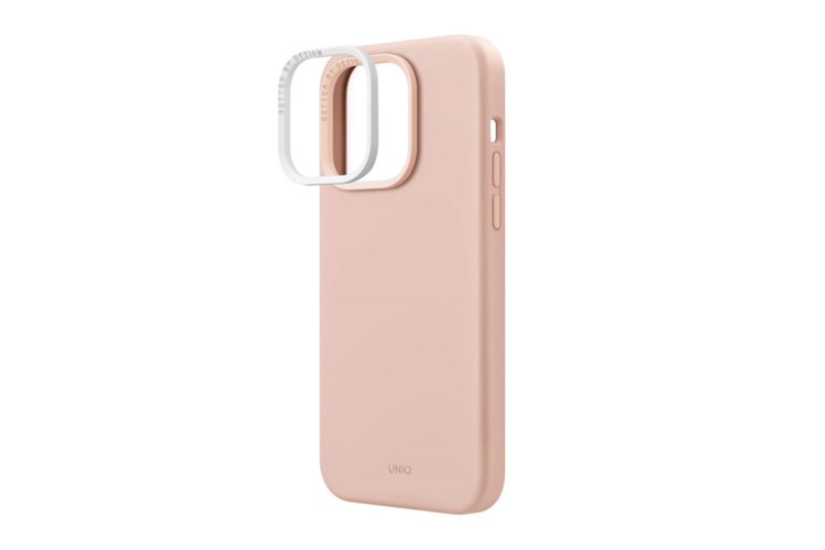 Ốp lưng iPhone 14 Pro Max Silicone UNIQ HYBRID LINO Liquid Chính hãng Màu Hồng