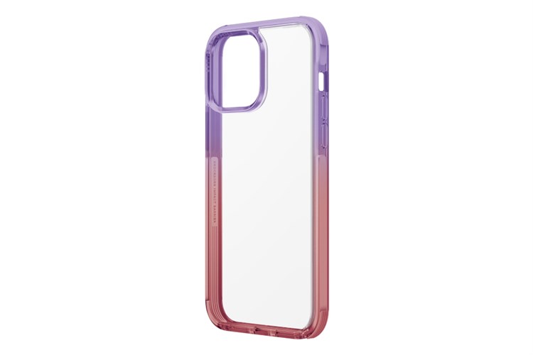 Ốp lưng iPhone 14 Pro Max Nhựa cứng viền dẻo UNIQ HYBRID COMBAT DUO Chính hãng Màu Tím hồng