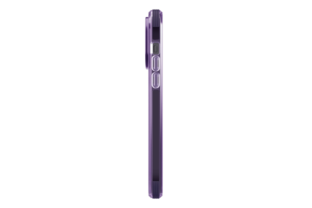 Ốp lưng iPhone 14 Pro Max Nhựa cứng viền dẻo UNIQ HYBRID COMBAT Chính hãng Màu Tím