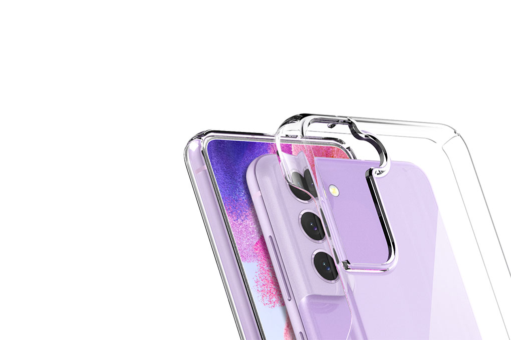 Ốp lưng Galaxy S21 FE Nhựa cứng PC ARAREE NUKIN Màu Trắng