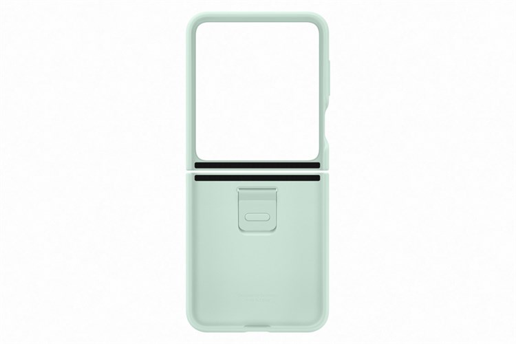 Ốp lưng Galaxy Z Flip5 Silicone Samsung Kèm vòng đeo tay Chính hãng Màu Xanh mint