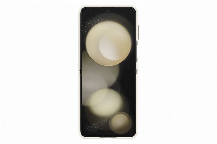 Ốp lưng Galaxy Z Flip5 Da ECO Samsung Chính hãng Màu Kem