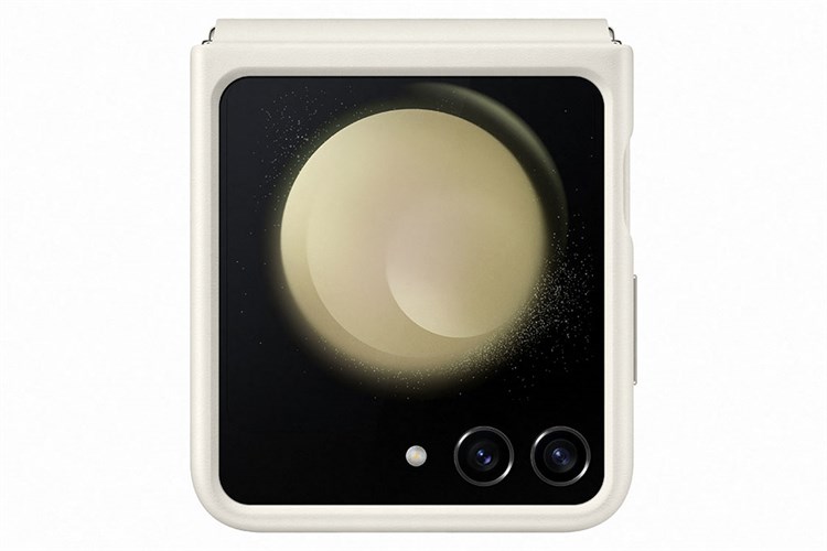 Ốp lưng Galaxy Z Flip5 Da ECO Samsung Chính hãng Màu Kem