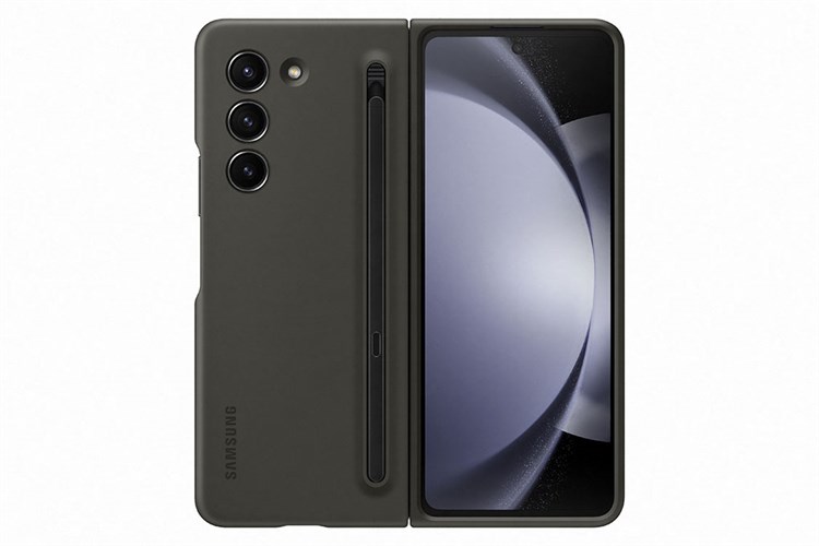Ốp lưng Galaxy Z Fold5 Nhựa cứng viền dẻo Samsung Kèm S Pen Chính hãng Màu Xám
