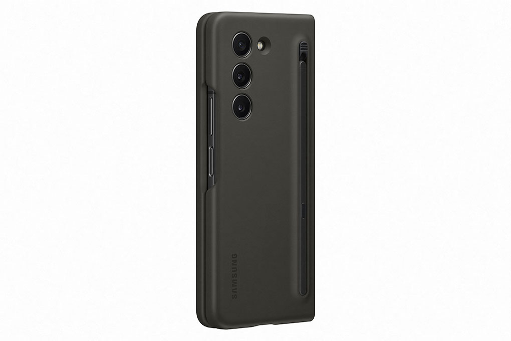 Ốp lưng Galaxy Z Fold5 Nhựa cứng viền dẻo Samsung Kèm S Pen Chính hãng Màu Xám