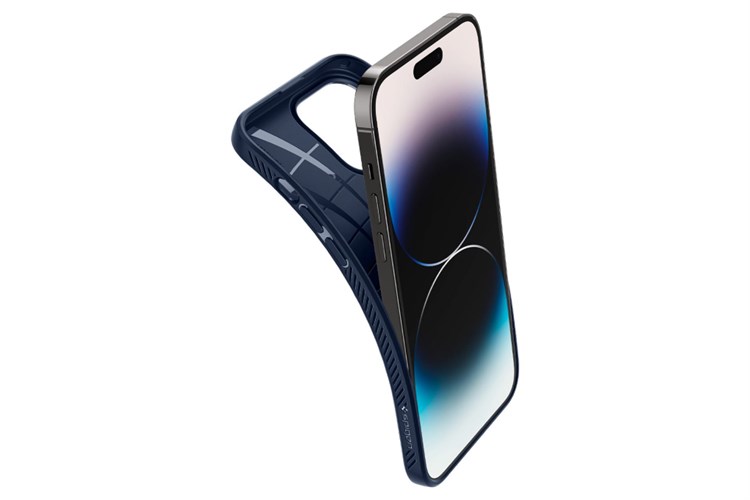 Ốp lưng iPhone 14 Pro Max Nhựa dẻo TPU Spigen Liquid Air Chính hãng Màu Xanh Navy