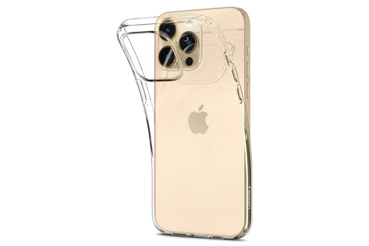 Ốp lưng iPhone 14 Pro Max Nhựa dẻo TPU Spigen Liquid Crystal Chính hãng Màu Trắng