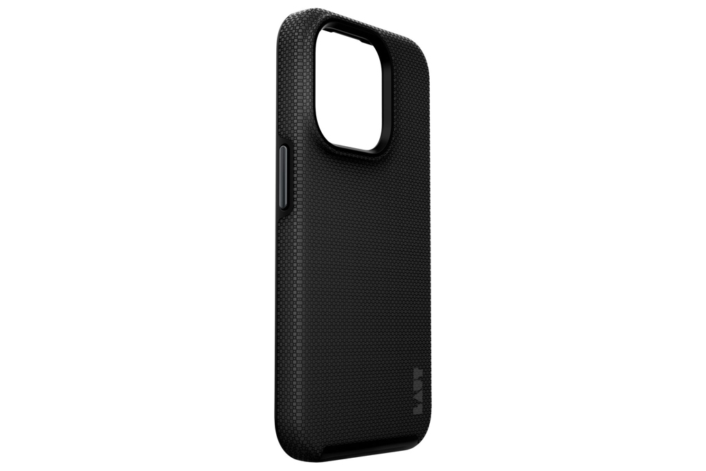 Ốp lưng iPhone 15 Pro Max Nhựa cứng viền dẻo LAUT SHIELD Black