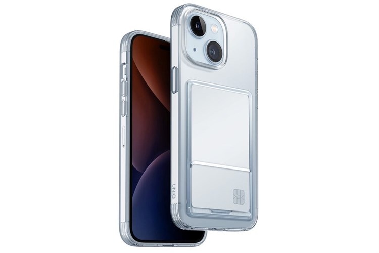 Ốp lưng iPhone 15 Nhựa dẻo TPU UNIQ HYBRID Air Fender ID Chính hãng Màu Trắng