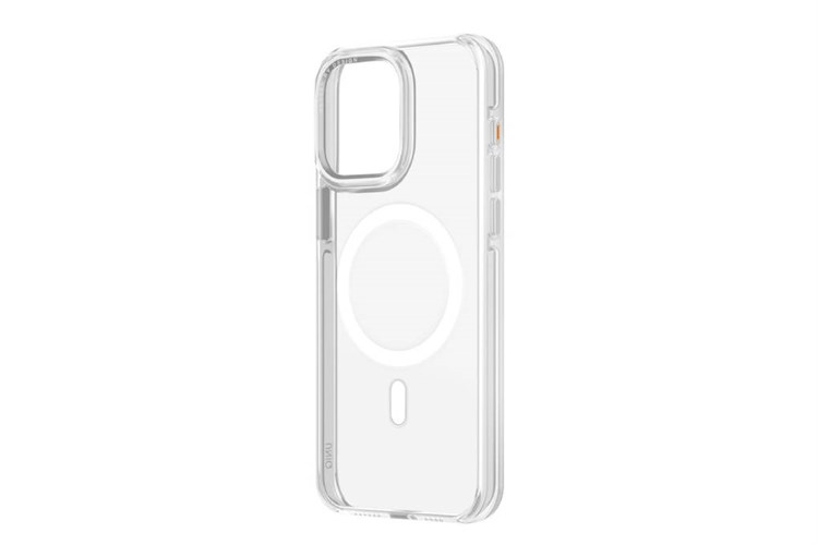 Ốp lưng MagSafe iPhone 15 Pro Nhựa cứng Alu UNIQ HYBRID MAGCLICK CHARGING CALIO Chính hãng Màu Trắng