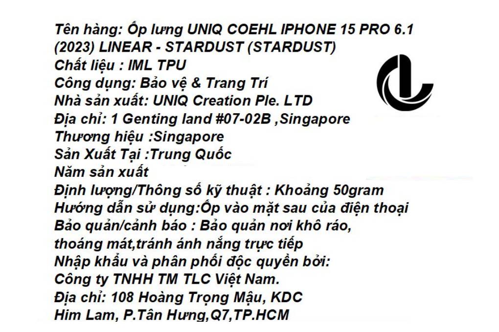 Ốp lưng iPhone 15 Pro Nhựa dẻo IML UNIQ COEHL LINEAR - 4