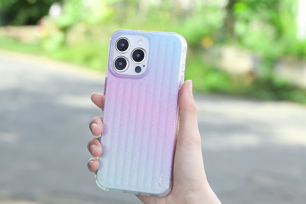 Ốp lưng iPhone 15 Pro Max Nhựa dẻo IML UNIQ COEHL LINEAR Màu Màu kết hợp
