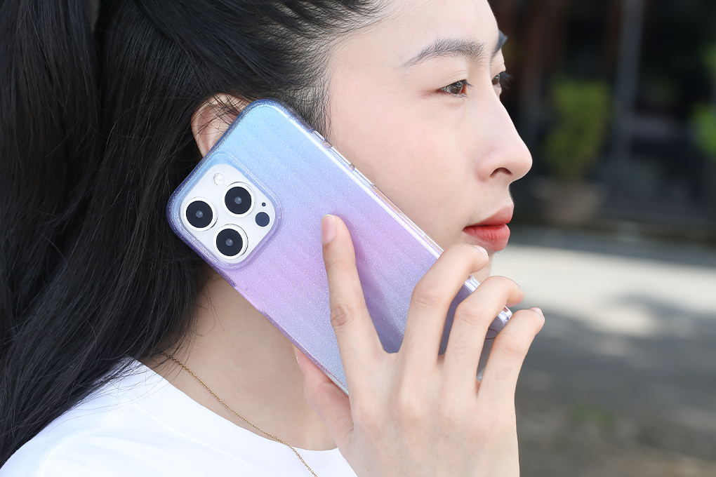 Ốp lưng iPhone 15 Pro Max Nhựa dẻo IML UNIQ COEHL LINEAR Màu Màu kết hợp
