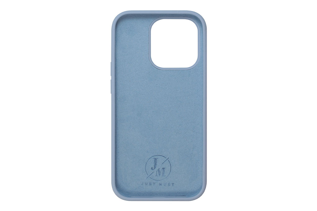 Ốp lưng iPhone 14 Pro Silicone JM CASE Màu Xanh dương nhạt
