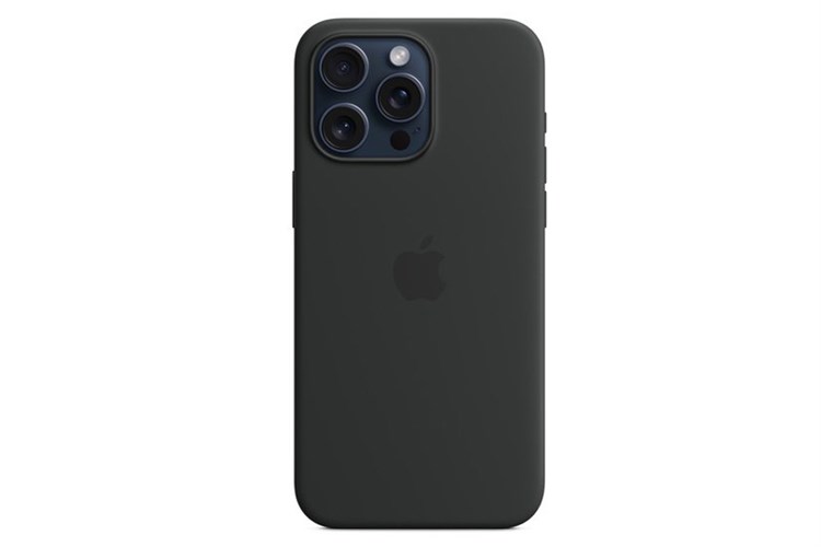 Ốp lưng Magsafe iPhone 15 Pro Max Silicone Apple Màu Đen