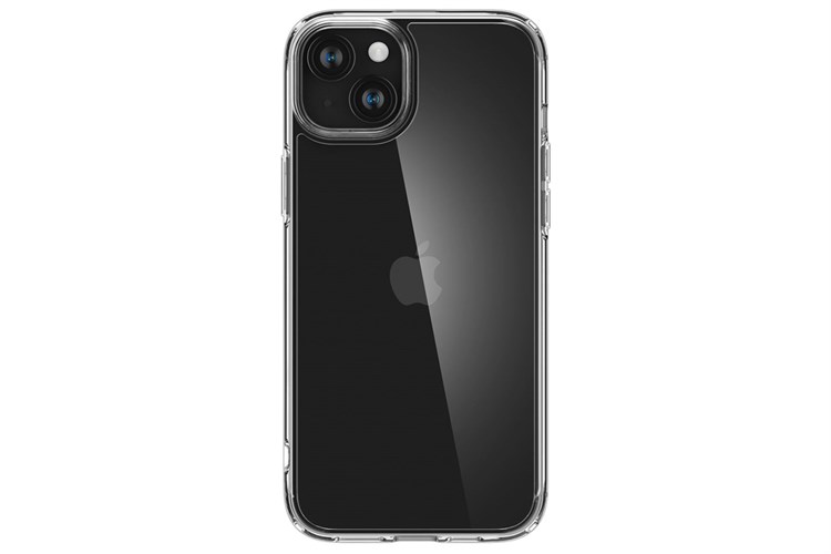 Ốp lưng iPhone 15 Nhựa cứng viền dẻo Spigen Ultra Hybrid ACS06793 Chính hãng Màu Trắng