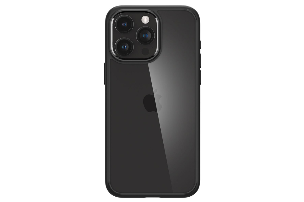 Ốp lưng iPhone 15 Pro Max Nhựa cứng viền dẻo Spigen Ultra Hybrid ACS06570 Chính hãng