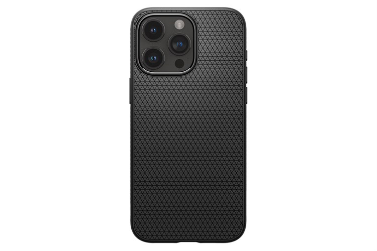 Ốp lưng iPhone 15 Pro Max Nhựa dẻo TPU Spigen Liquid Air ACS06562 Chính hãng Màu Đen