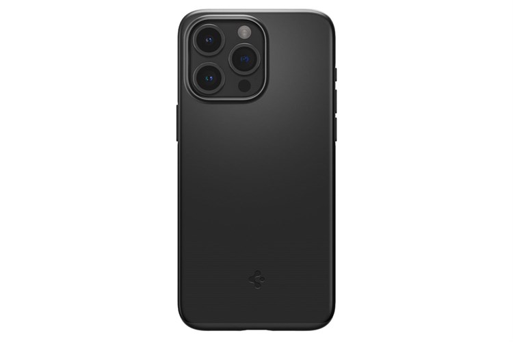 Ốp lưng iPhone 15 Pro Max Nhựa dẻo TPU Spigen Thin Fit ACS06544 Chính hãng Màu Đen