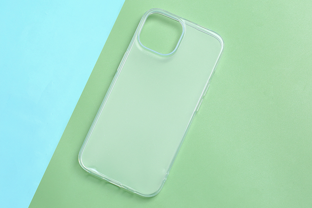 Ốp lưng iPhone 15 Nhựa dẻo TPU Mipow Ultra Thin ST15A-CR Màu Trắng