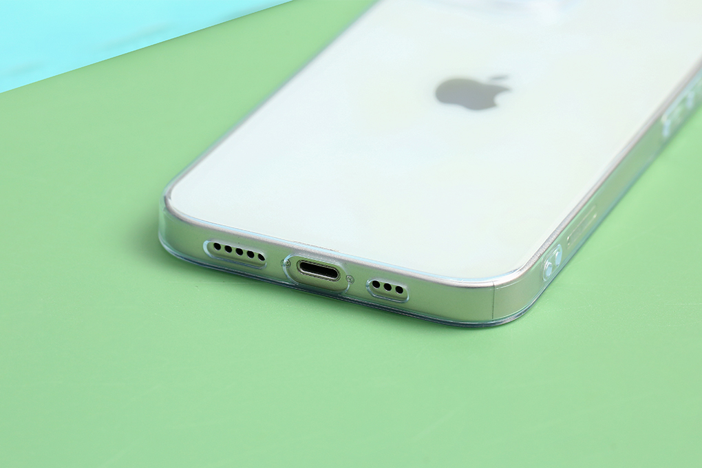Ốp lưng iPhone 15 Nhựa dẻo TPU Mipow Ultra Thin ST15A-CR Màu Trắng