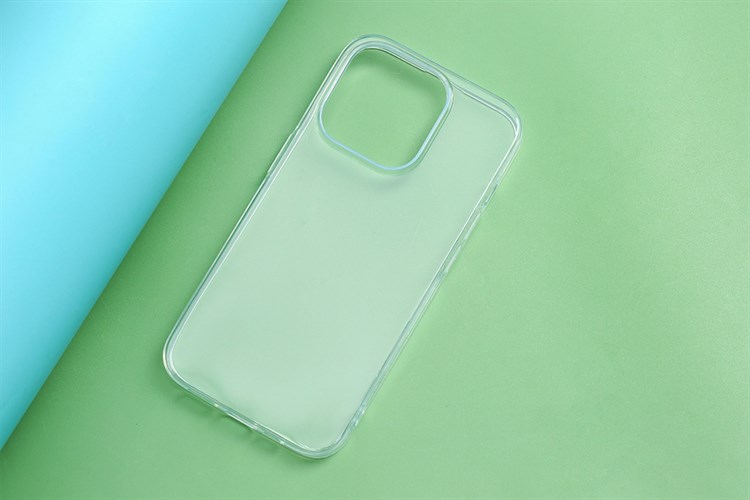 Ốp lưng iPhone 15 Pro Nhựa dẻo TPU Mipow Ultra Thin ST15C-CR Chính hãng Màu Trắng