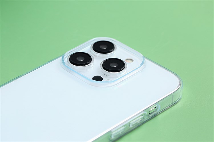 Ốp lưng iPhone 15 Pro Nhựa dẻo TPU Mipow Ultra Thin ST15C-CR Chính hãng Màu Trắng