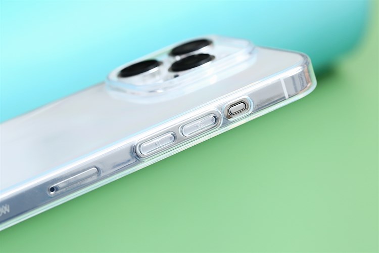Ốp lưng iPhone 15 Pro Nhựa dẻo TPU Mipow Ultra Thin ST15C-CR Chính hãng Màu Trắng