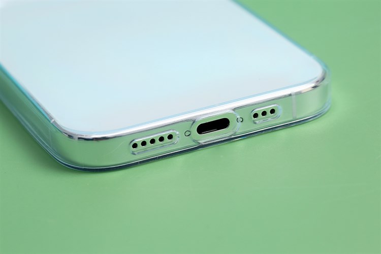 Ốp lưng iPhone 15 Pro Nhựa dẻo TPU Mipow Ultra Thin ST15C-CR Chính hãng Màu Trắng