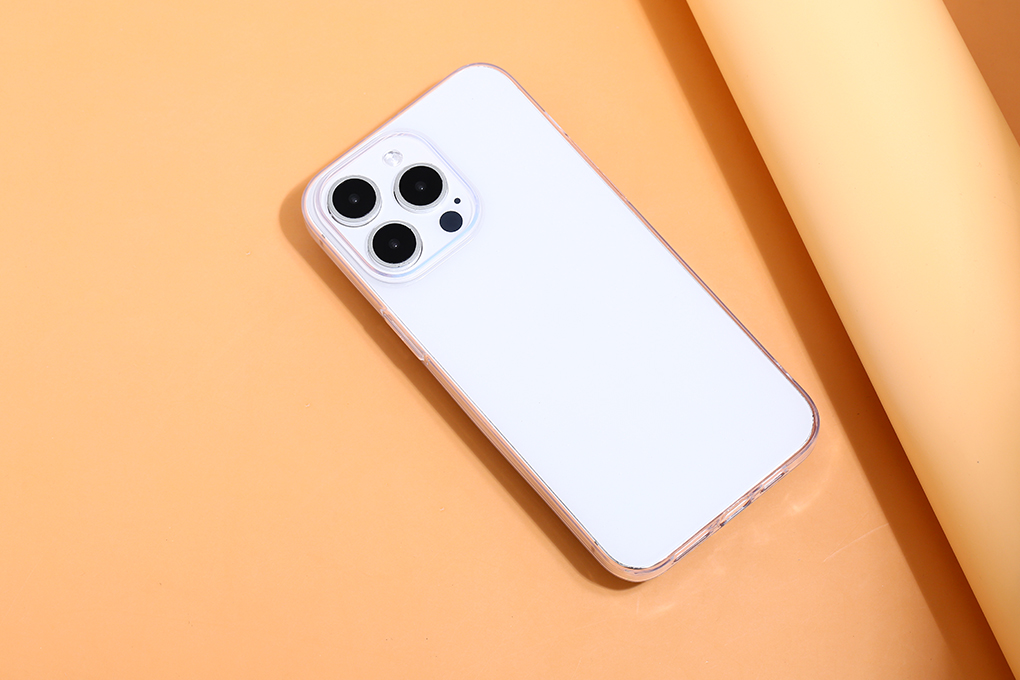 Ốp lưng iPhone 15 Pro Max Nhựa dẻo TPU Mipow Ultra Thin ST15D-CR - 3