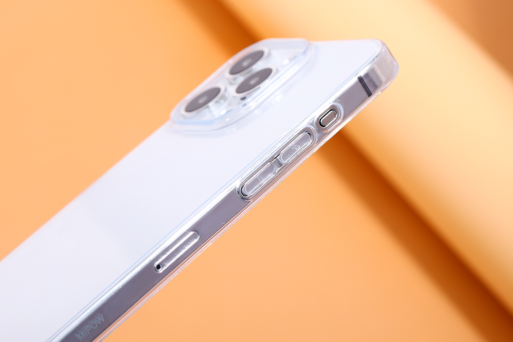 Ốp lưng iPhone 15 Pro Max Nhựa dẻo TPU Mipow Ultra Thin ST15D-CR - 7