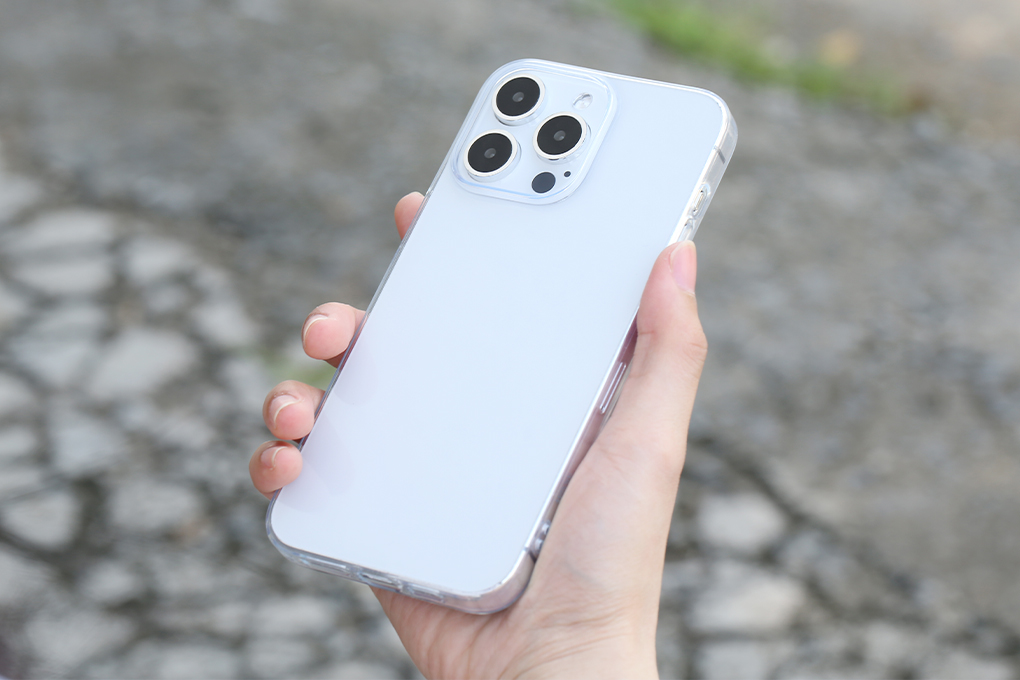 Ốp lưng iPhone 15 Pro Max Nhựa dẻo TPU Mipow Ultra Thin ST15D-CR - 9