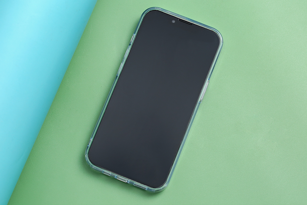 Ốp lưng iPhone 15 Nhựa cứng viền dẻo Mipow Tempered Glass PS15A-CR Màu Trắng