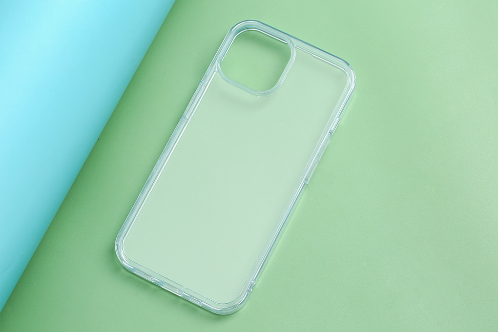Ốp lưng iPhone 15 Nhựa cứng viền dẻo Mipow Tempered Glass PS15A-CR Màu Trắng